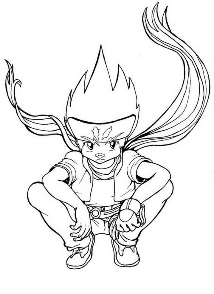 Gingka Hagane Trong Anime Beyblade