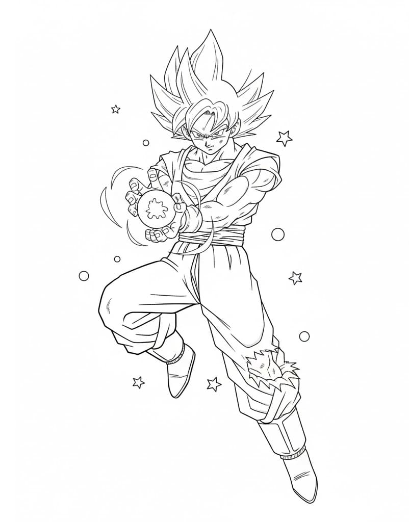 Goku Tích Năng Lượng