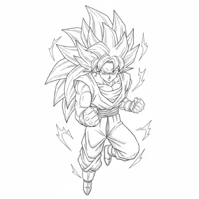 Goku Tư Thế Chiến Binh