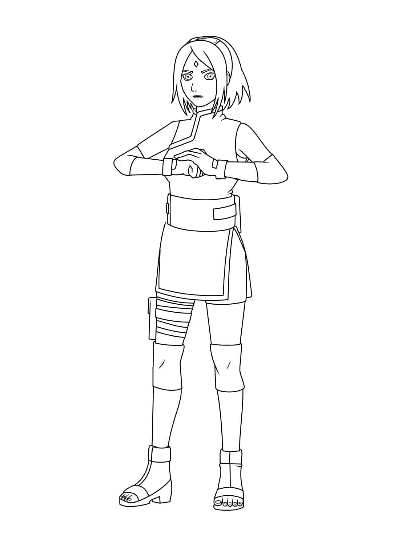 Tô Màu Haruno Sakura