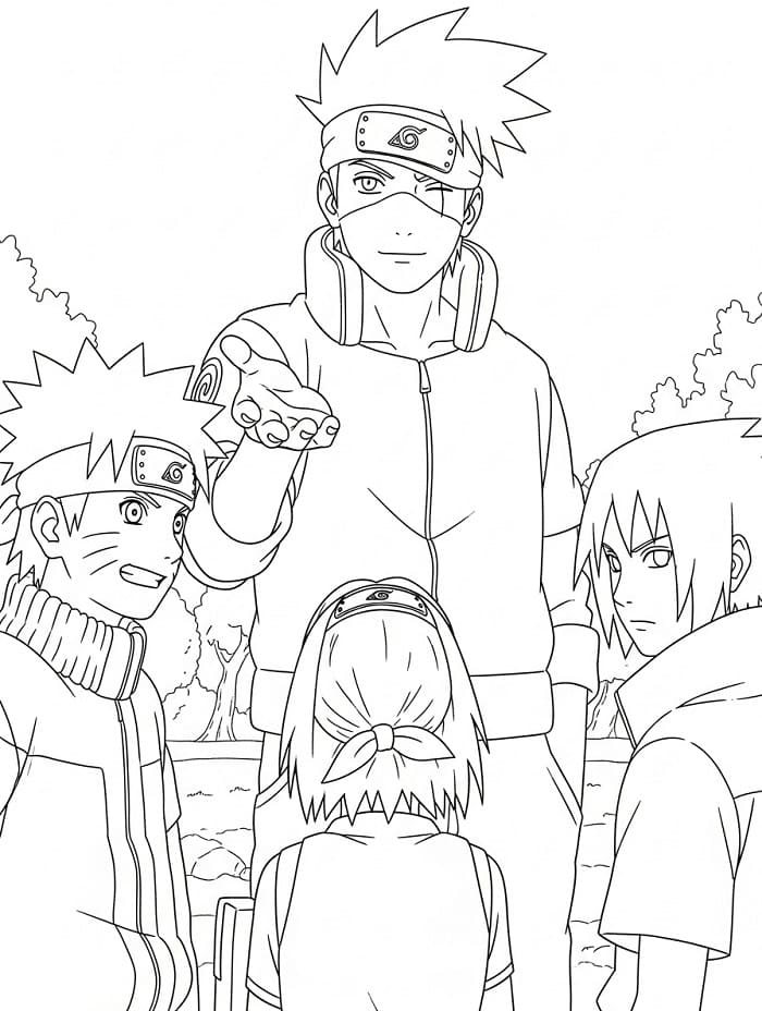 Hatake Kakashi Mỉm Cười