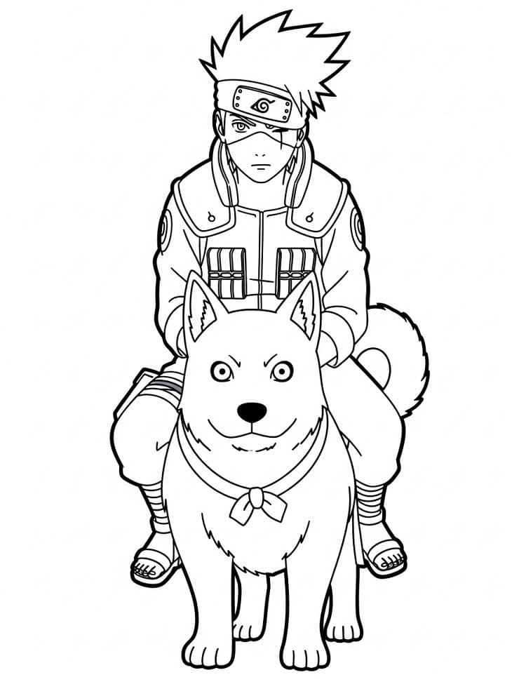 Hatake Kakashi Và Chú Chó