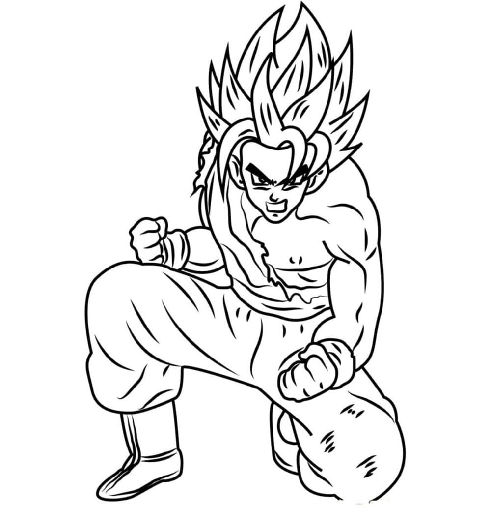 Hình Ảnh Goku Tức Giận