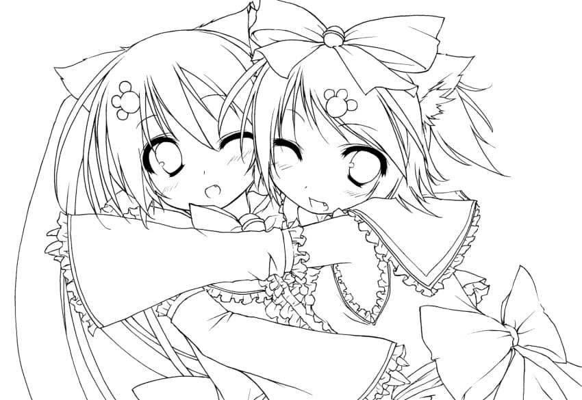 Hình Anime Cute Đáng Yêu