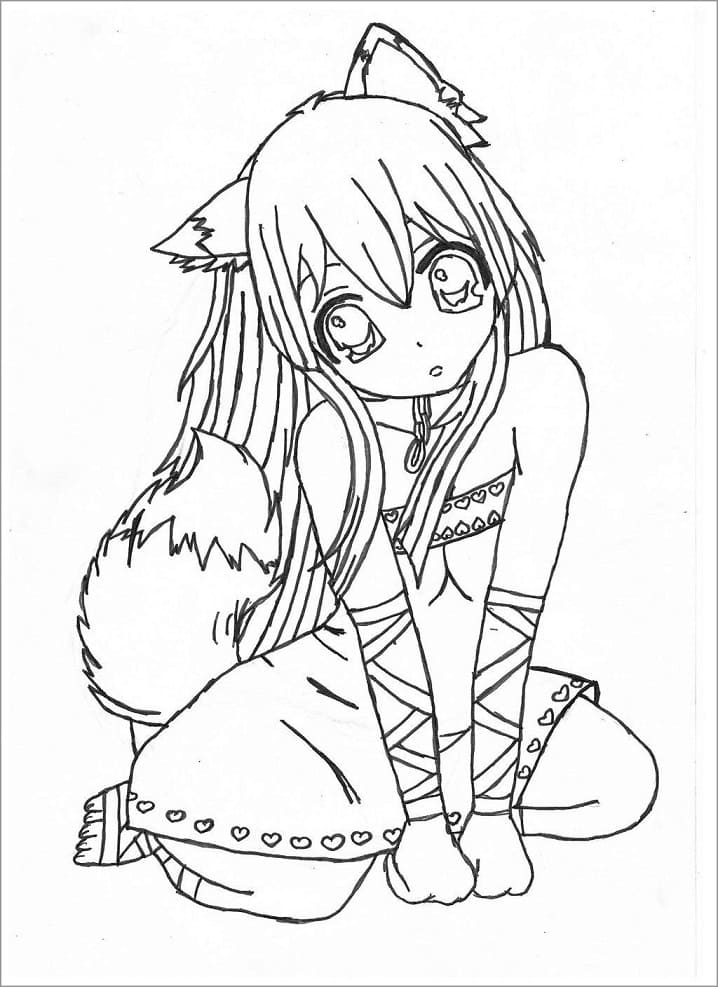 Hình Nhân Vật Anime Cute Đáng Yêu
