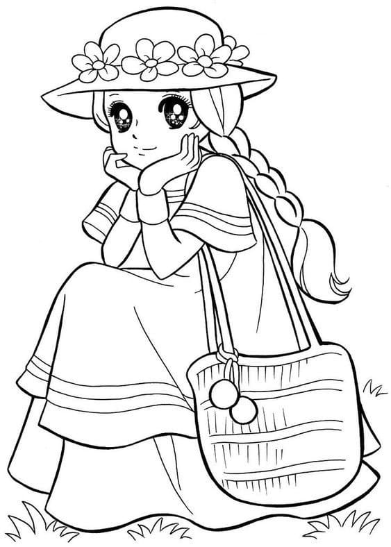 Hình Nhân Vật Anime Cute