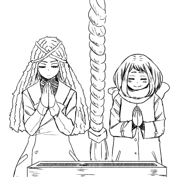 Ibara Shiozaki và Uraraka Ochaco