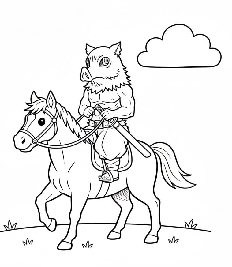 Inosuke Cưỡi Ngựa