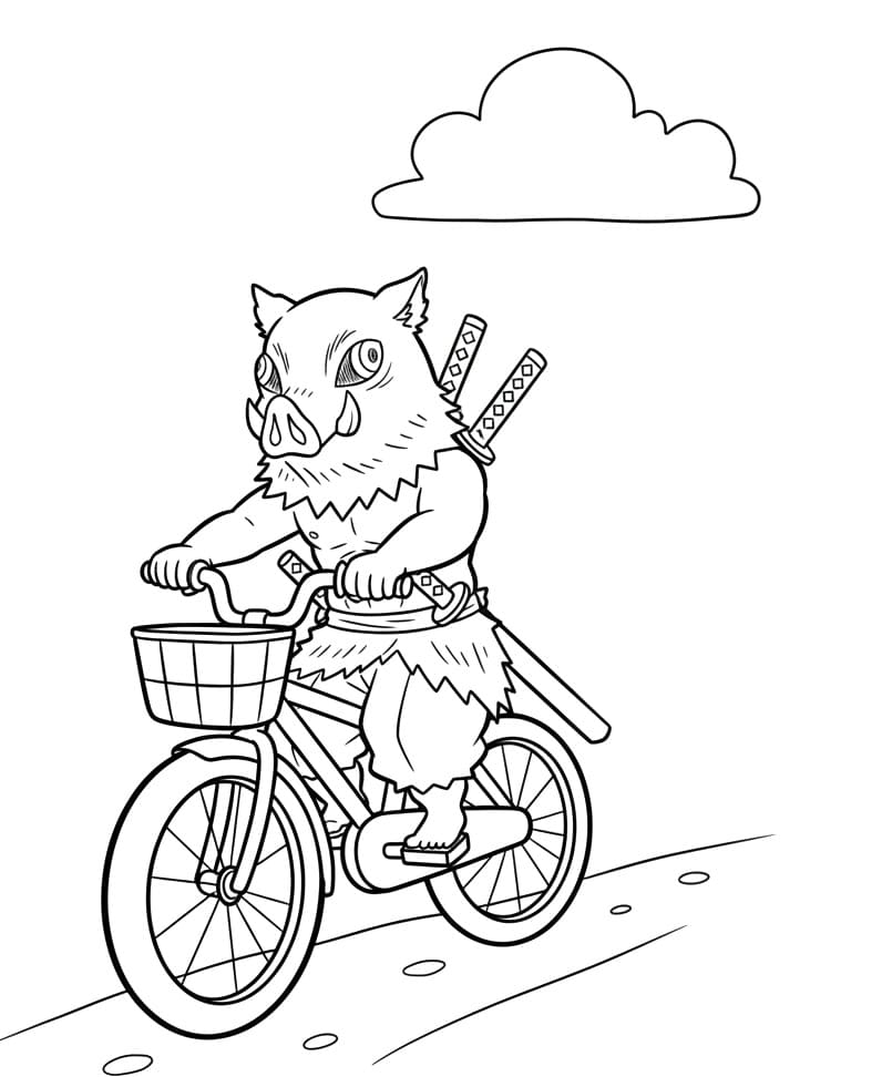 Inosuke Đi Xe Đạp