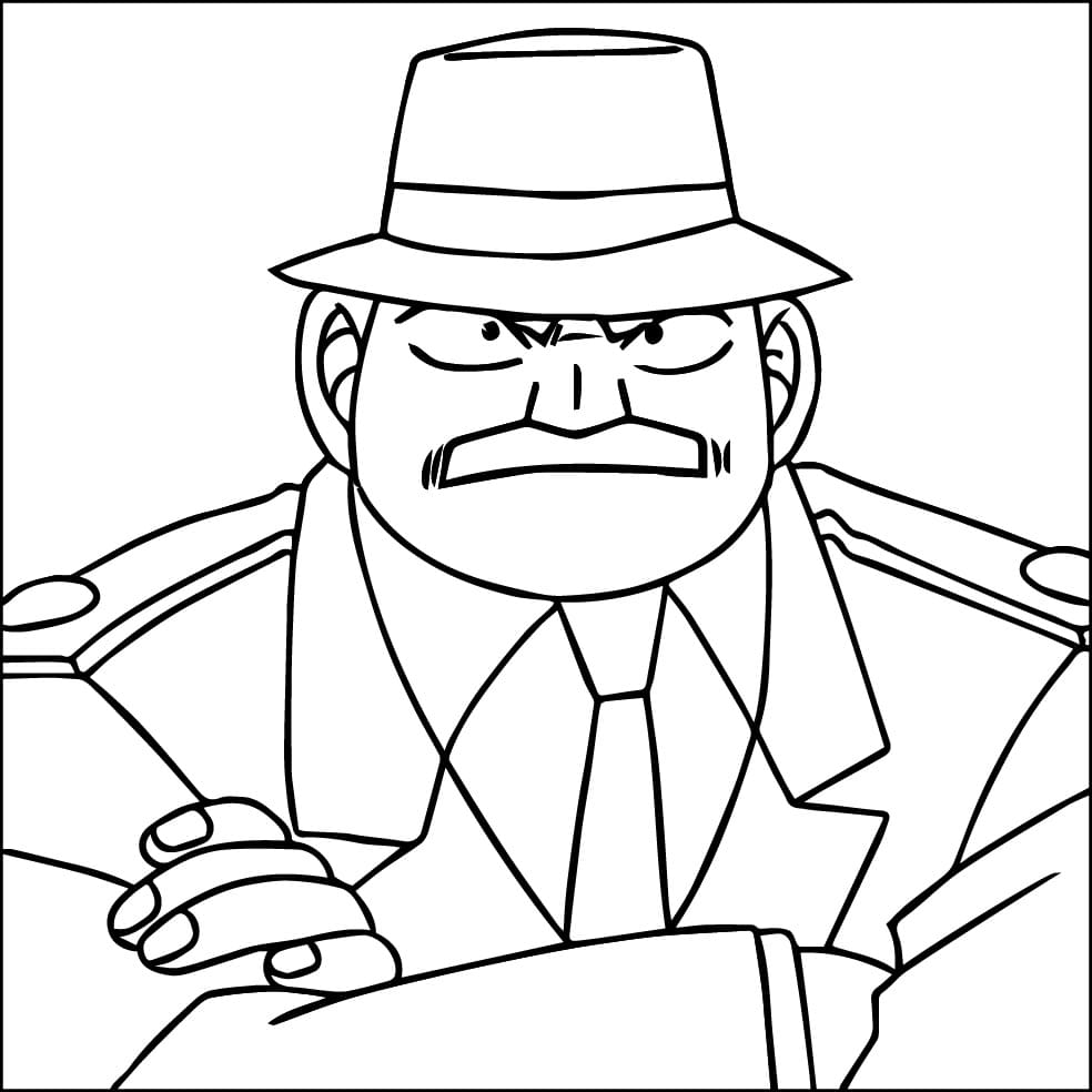 Juzo Megure Trong Hoạt Hình Conan