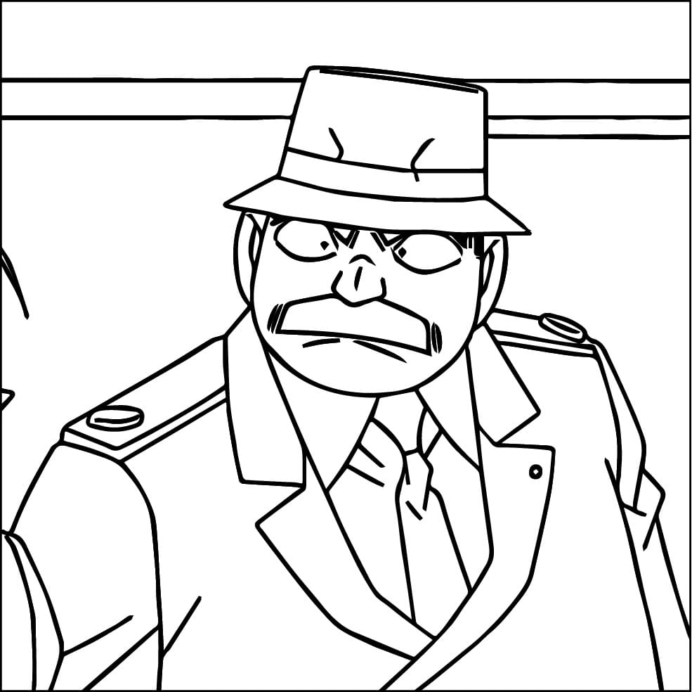 Juzo Megure Trong Thám Tử Lừng Danh Conan