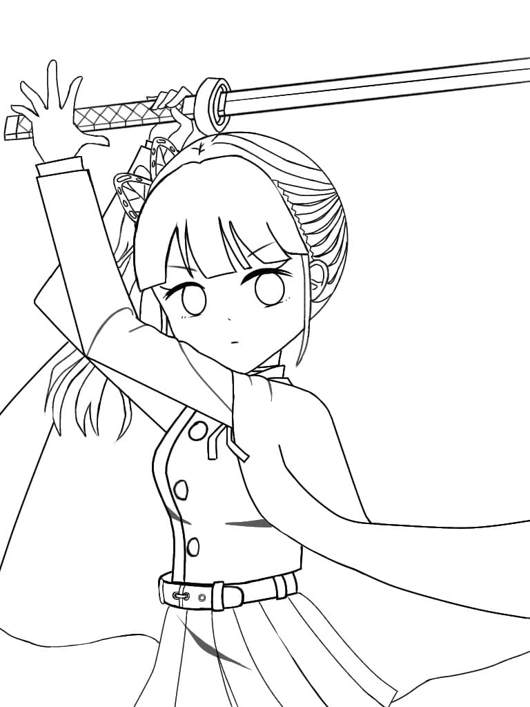 Kanao Tsuyuri Chiến Đấu