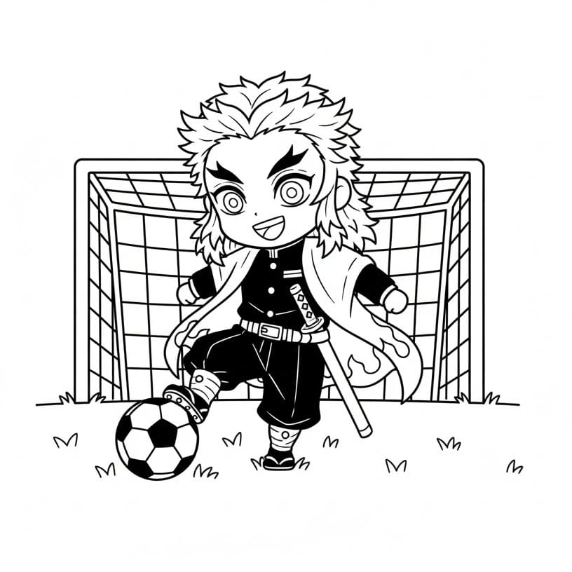 Kyojuro Rengoku Đá Bóng