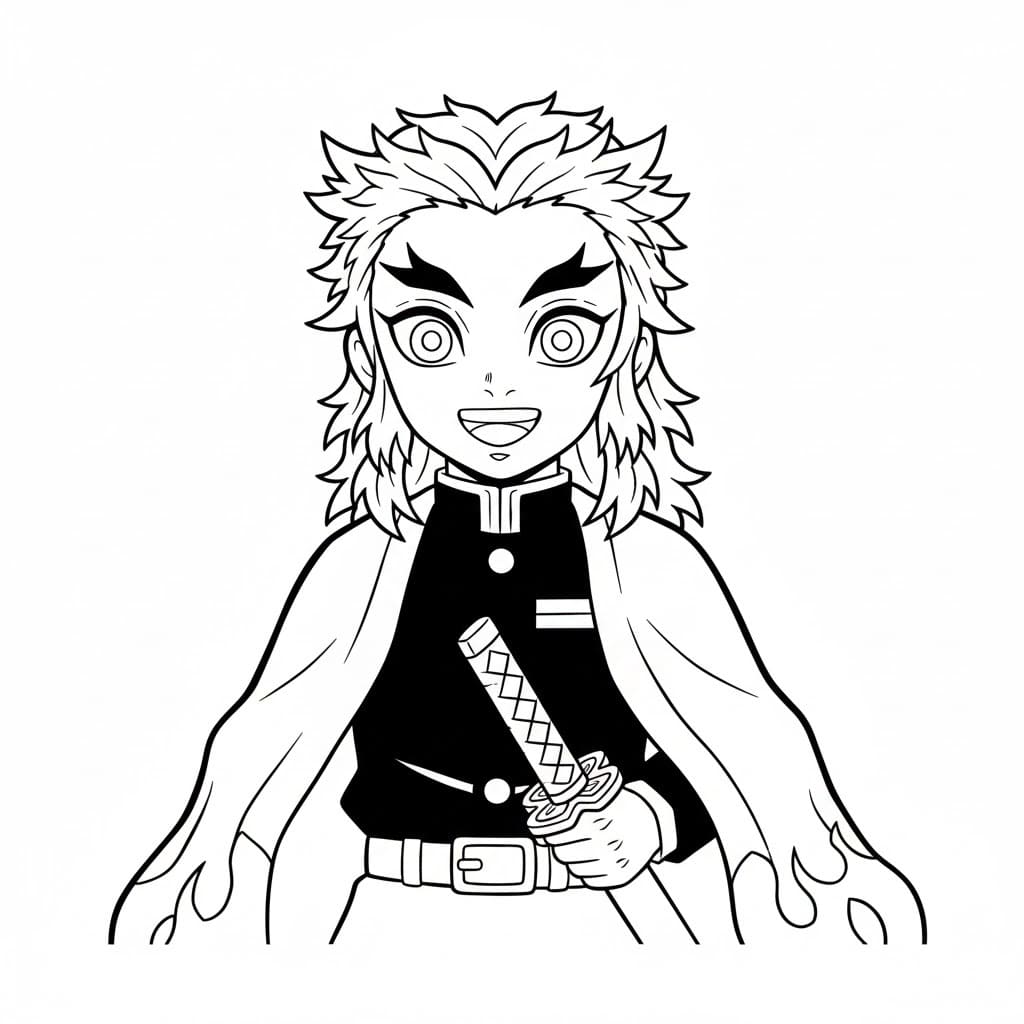 Kyojuro Rengoku Vui Vẻ