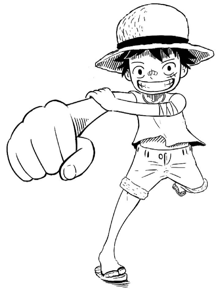 Luffy Cười Vui vẻ