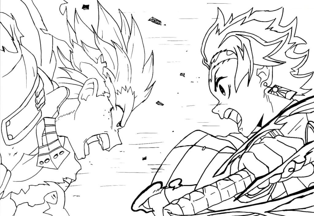 Midoriya và Tanjiro