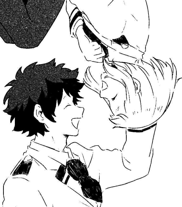 Midoriya với Uraraka