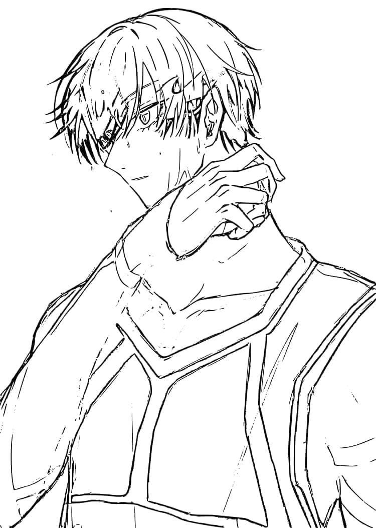 Nhân Vật Rin Itoshi Trong Anime Blue Lock