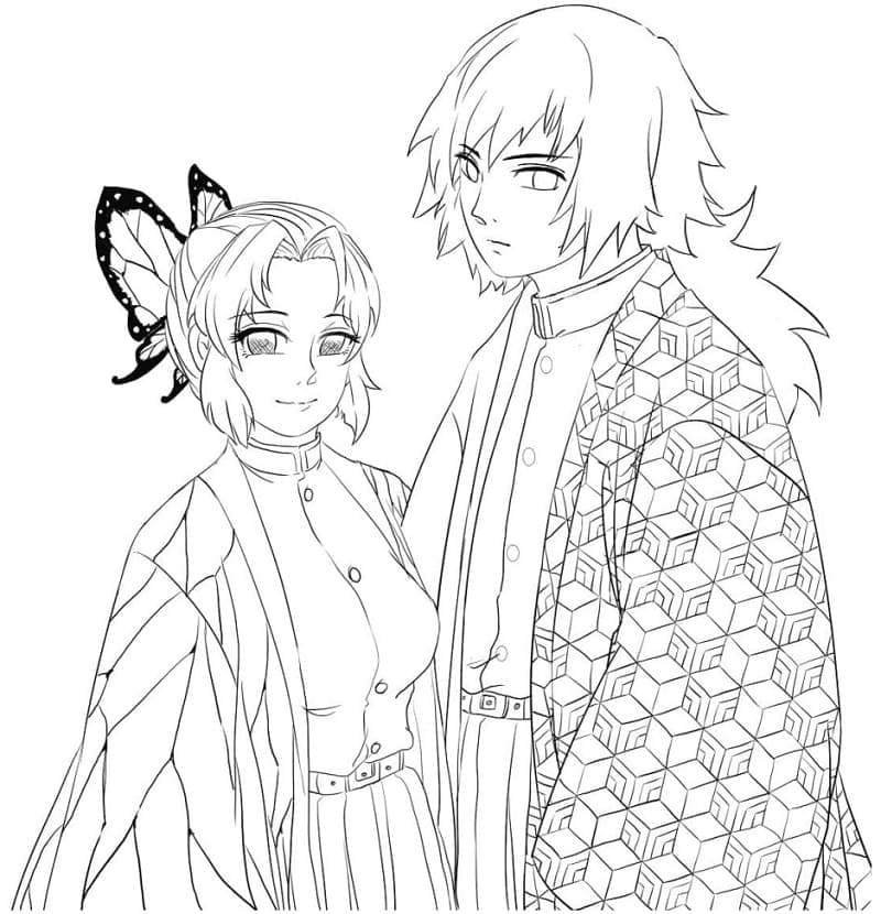 Nhân Vật Shinobu va Tomioka