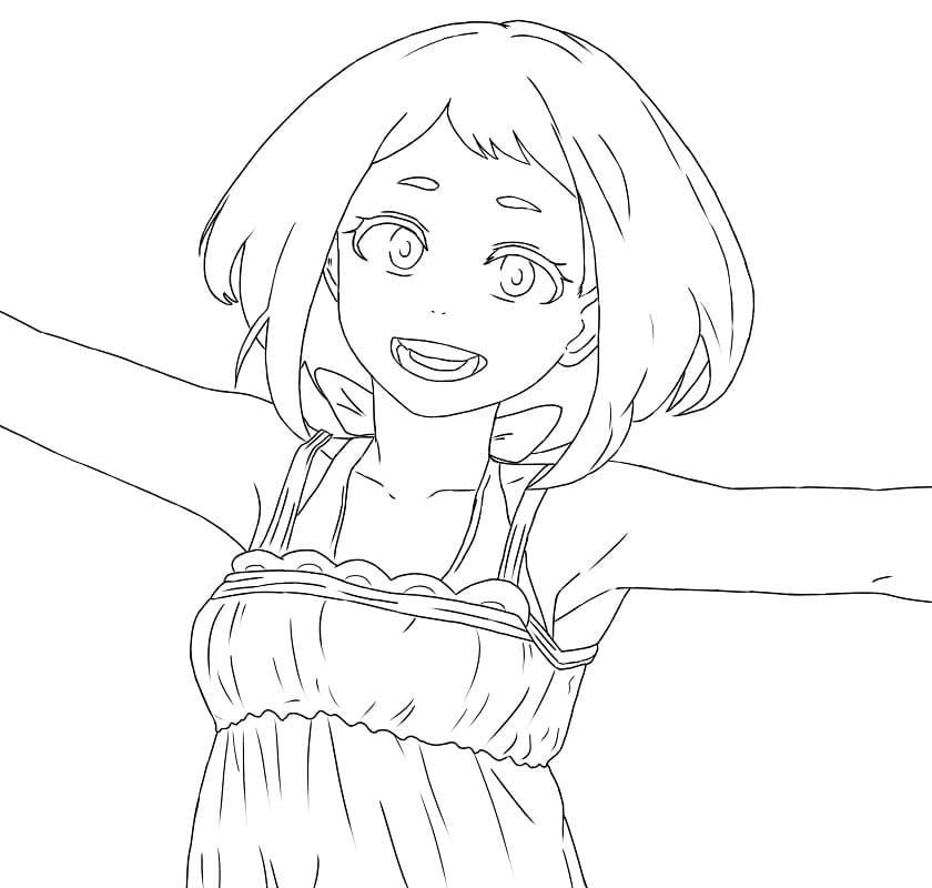 Nhân Vật Uraraka Ochaco
