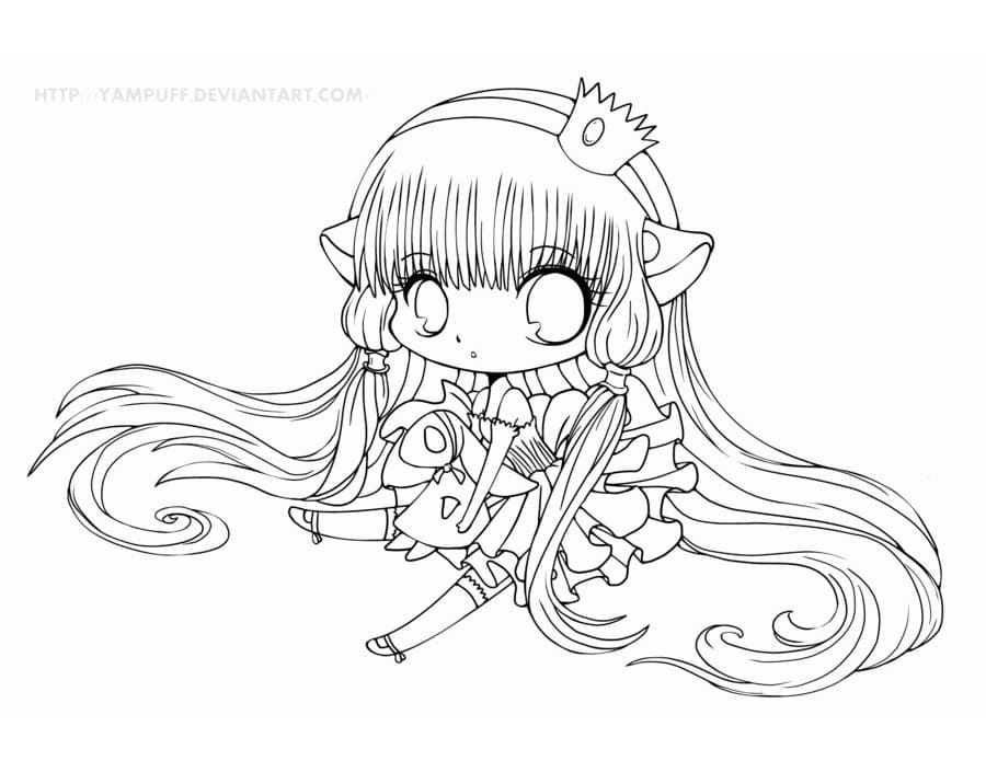 Nhân Vật Anime Cute Xinh Xắn