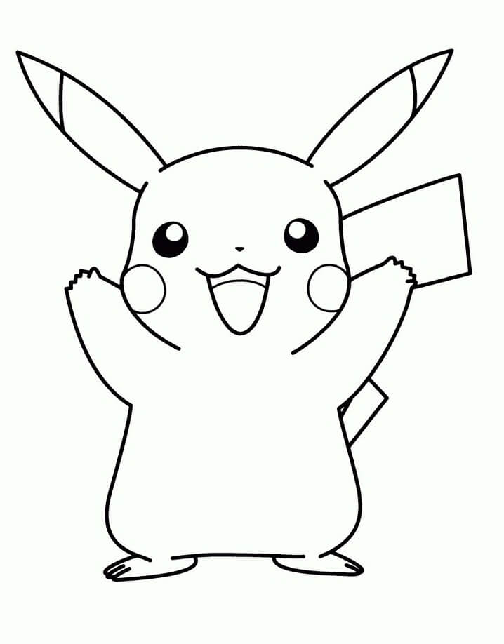 Pikachu Vui Vẻ Vẫy Tay