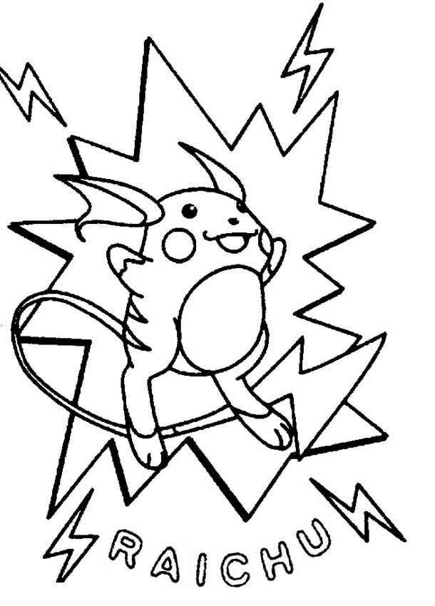 Pokemon Raichu Dễ Thương