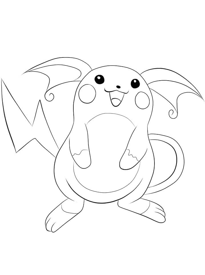 Pokemon Raichu Vui Vẻ