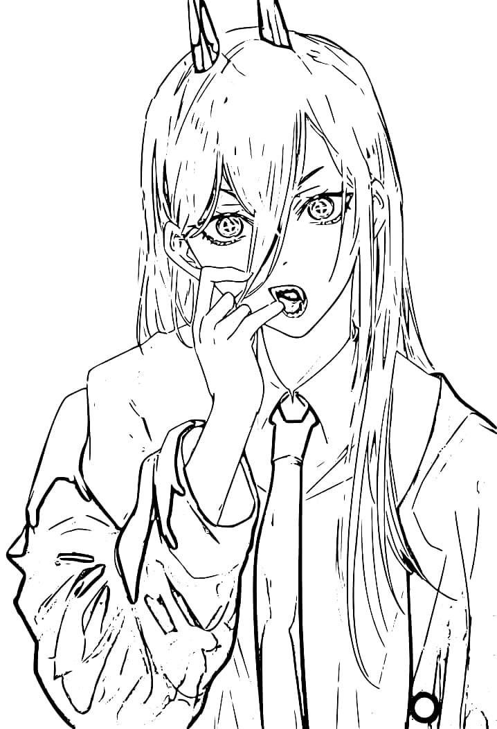 Power Trong Anime Chainsaw Man