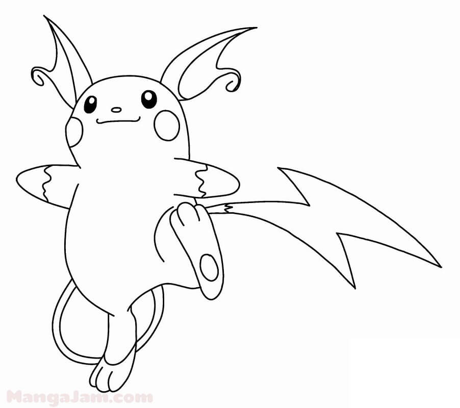 Raichu Mỉm Cười