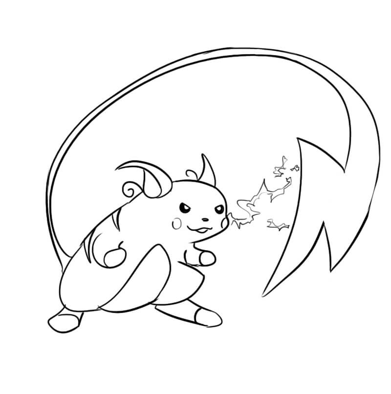 Raichu Tấn Công