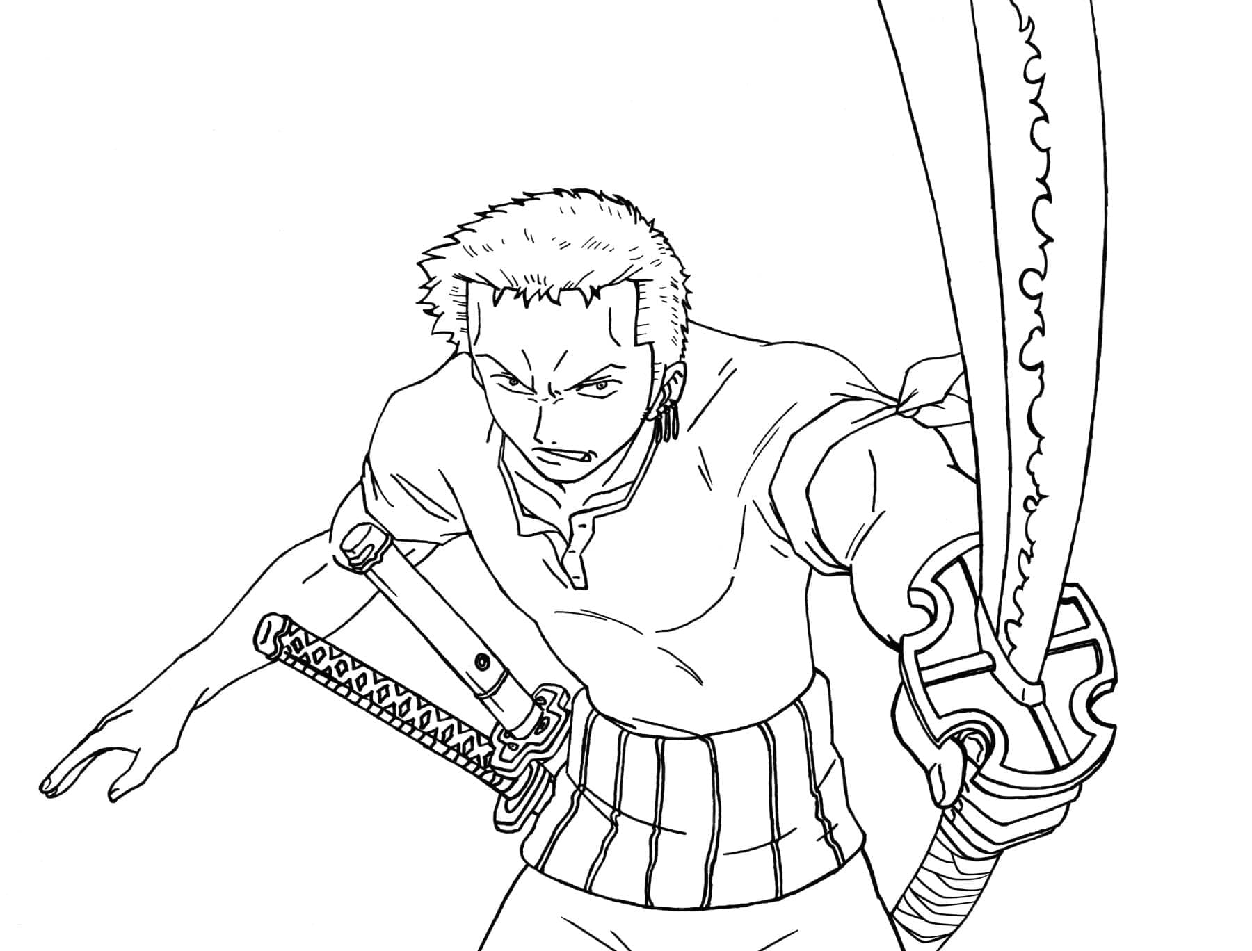 Roronoa Zoro Cầm Kiếm