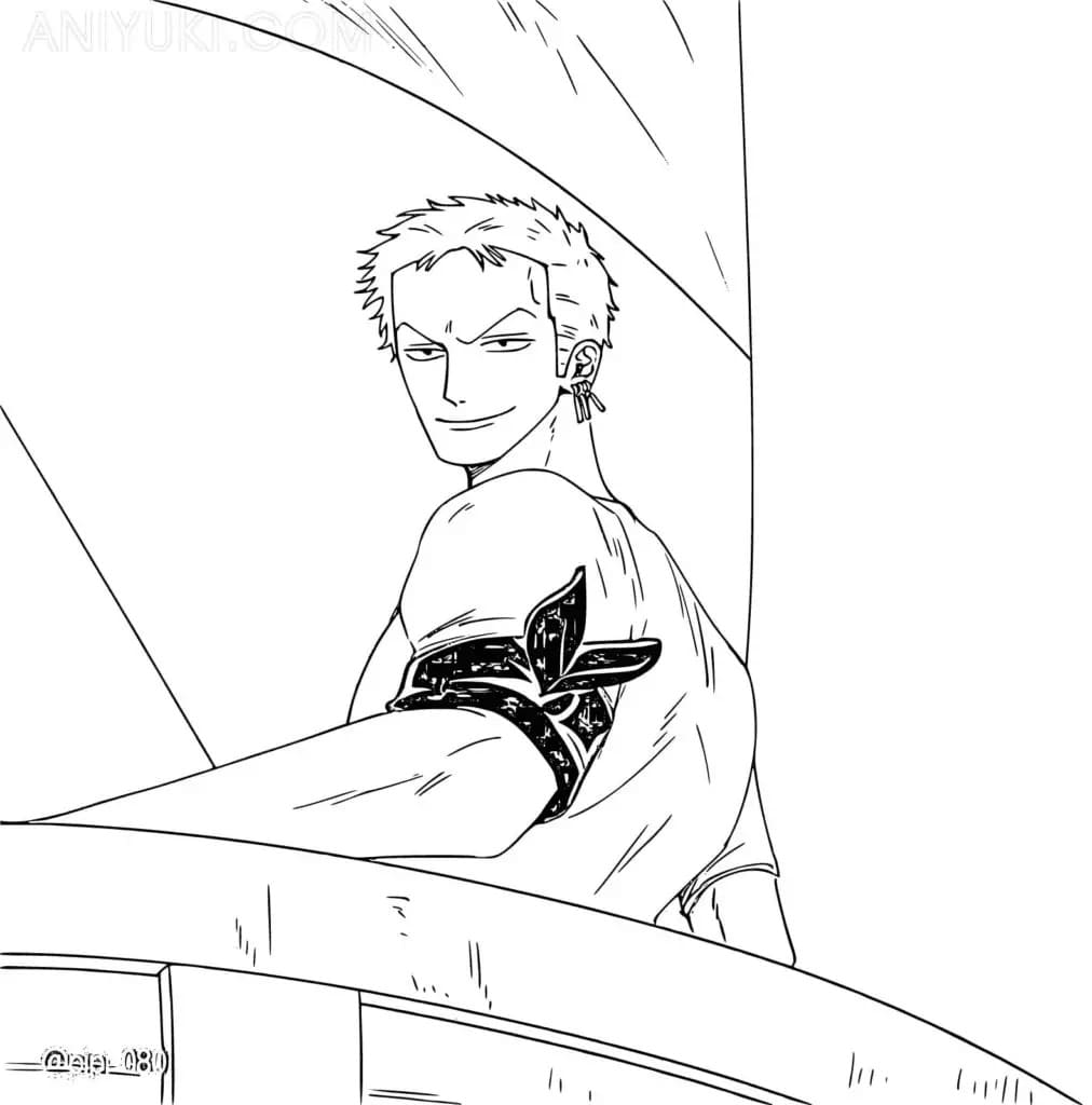 Roronoa Zoro Cười