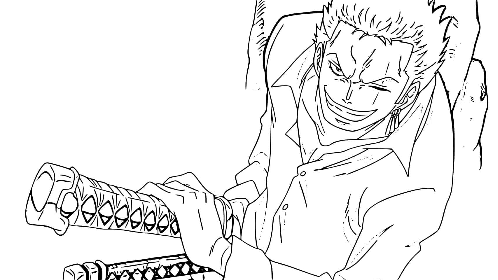 Roronoa Zoro Đang Cười