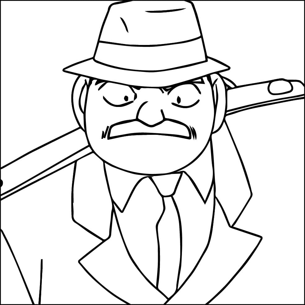 Thanh Tra Megure Trong Anime Conan