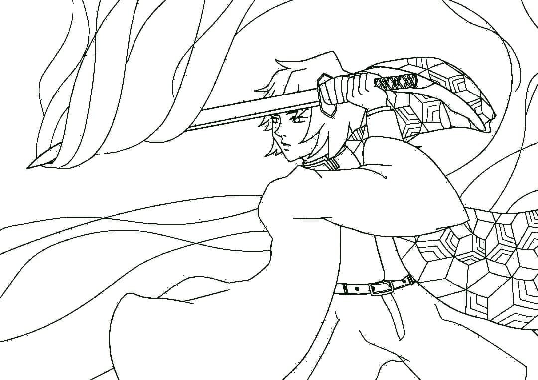 Tomioka Giyu Chiến Đấu