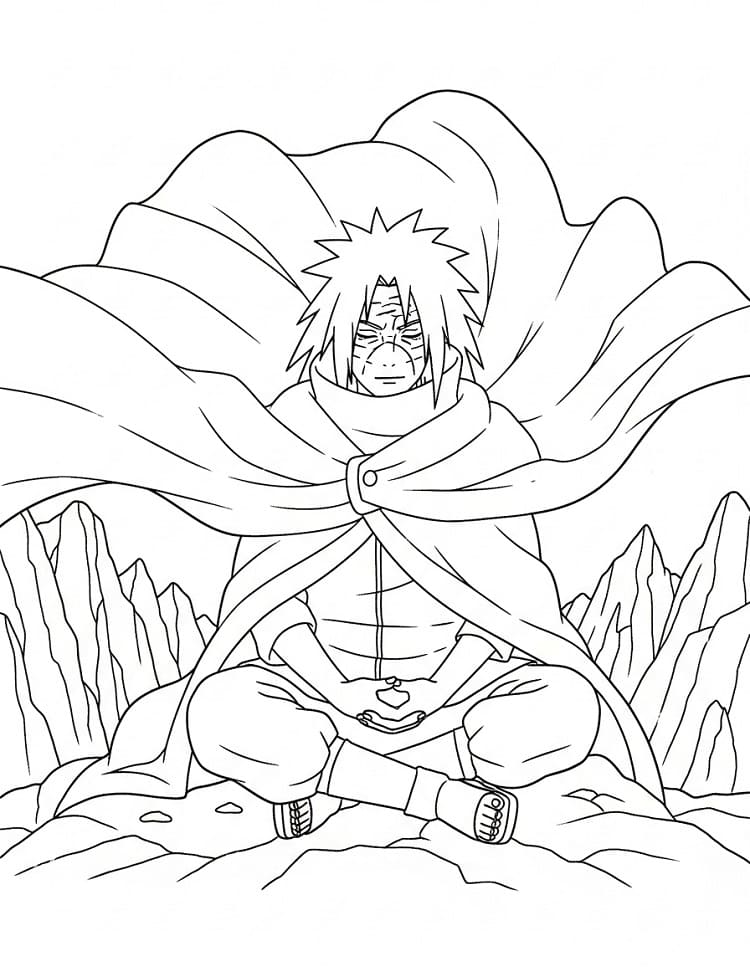 Uchiha Madara Ngồi Thiền