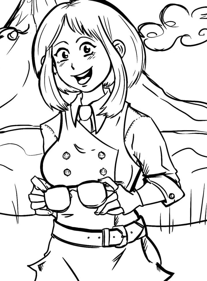 Uraraka Ochaco Trong Anime My Hero Academia