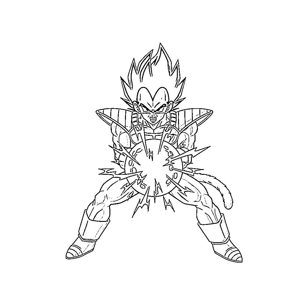 Vegeta Dồn Sức Mạnh