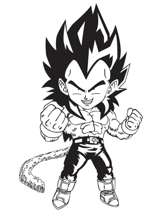 Vegeta saiyan 4 chibi