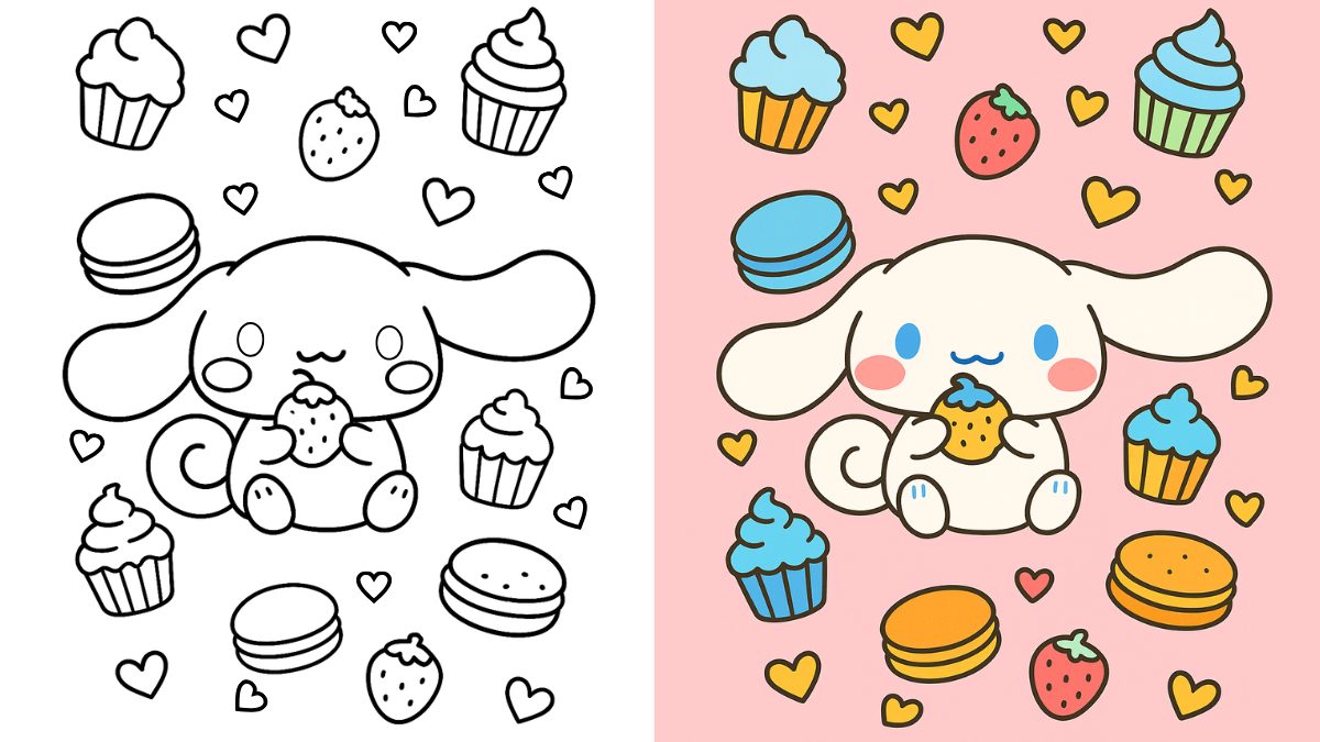 Trang Tô Màu Cinnamoroll