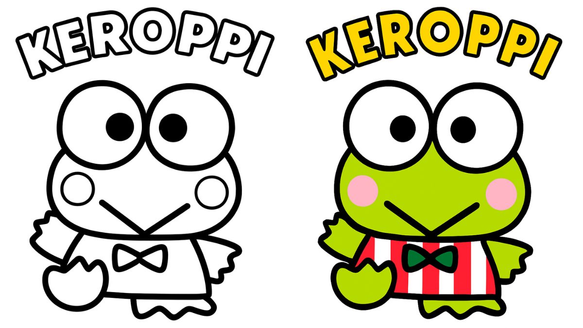 Trang Tô Màu Keroppi