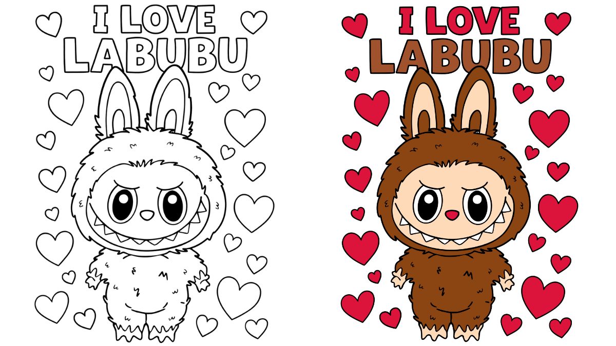 Trang Tô Màu Labubu