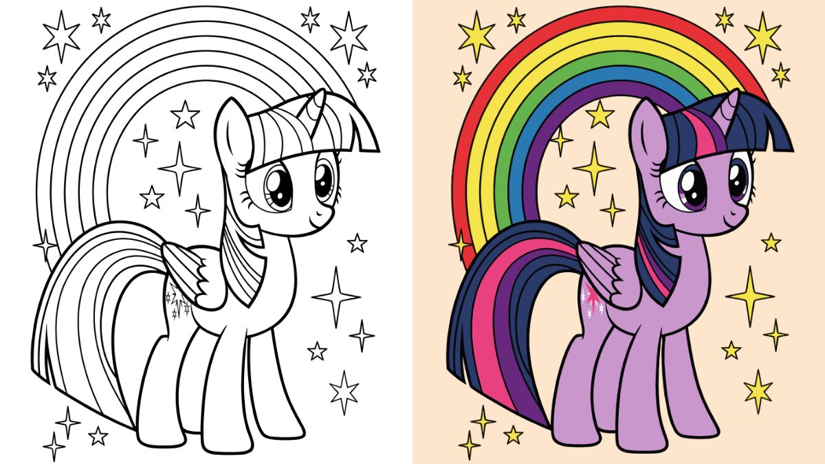 Trang Tô Màu My Little Pony