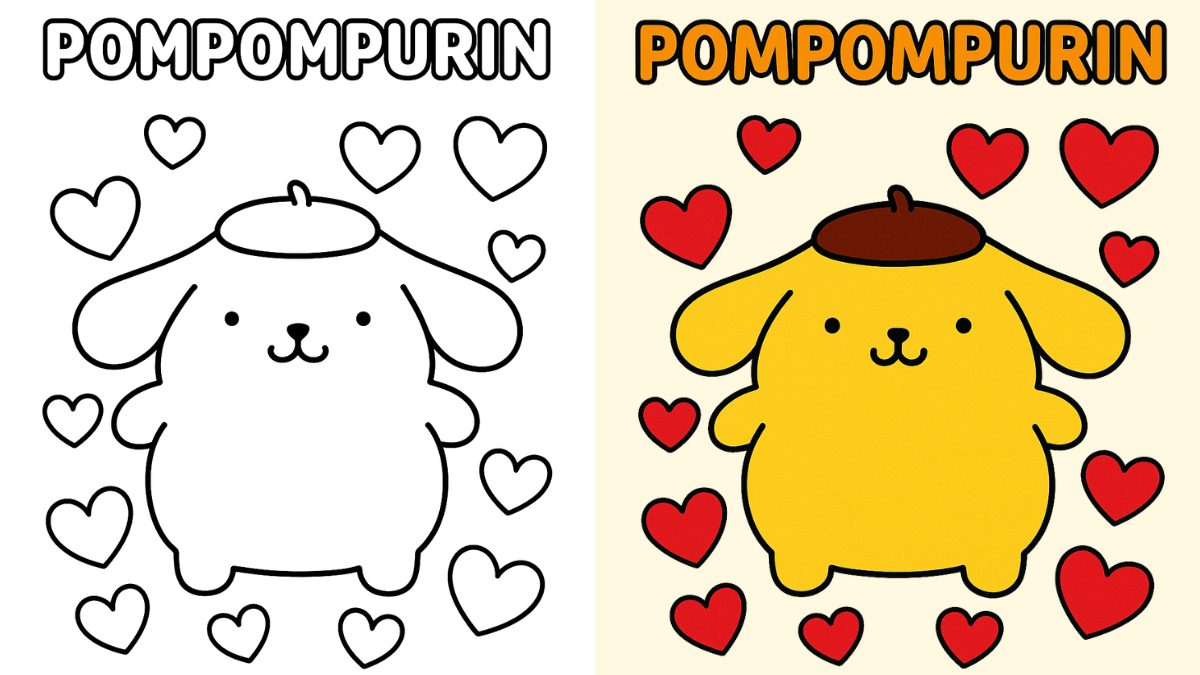 Trang Tô Màu Pompompurin