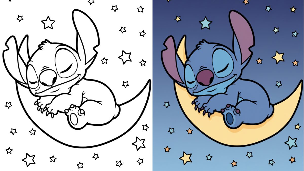Trang Tô Màu Stitch