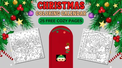 Lịch Giáng Sinh Tô Màu: Đếm Ngược Hàng Ngày 2025