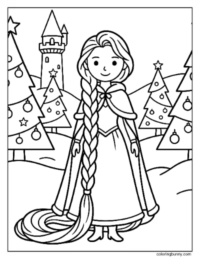 Trang Tô Màu Giáng Sinh Disney