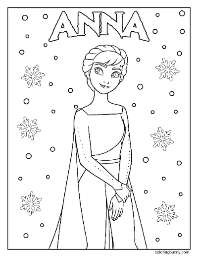 Trang Tô Màu Frozen