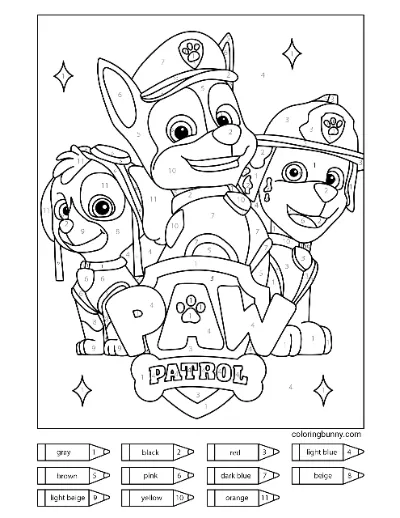 Trang Tô Màu Paw Patrol